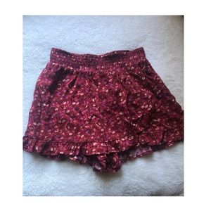 American Eagle Skort - Flower Print - Size: M
